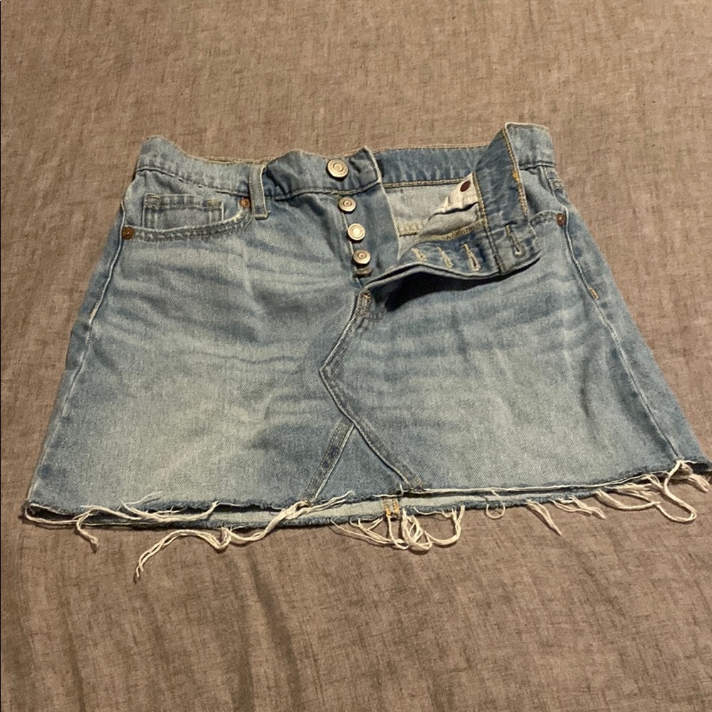 Denim Mini Skirt
